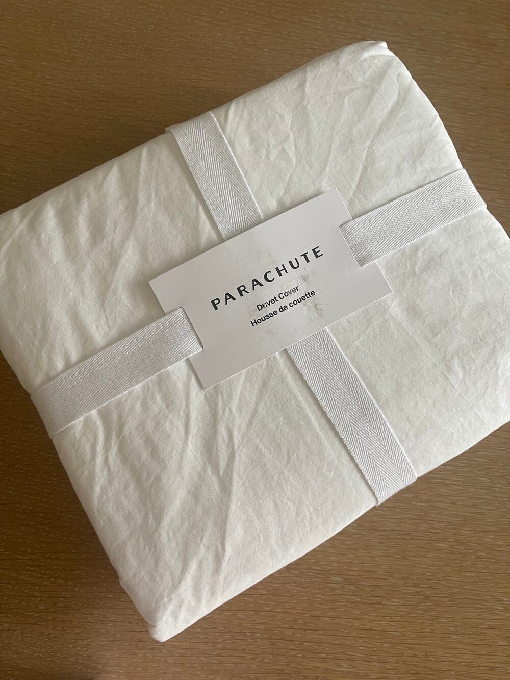 New Parachute Home King Percale Duvet Cover White California King